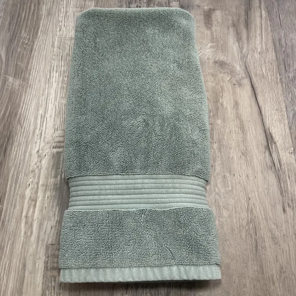 Ralph Lauren Hand Towel Stone Blue 100% Cotton 21